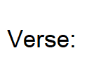 Verse